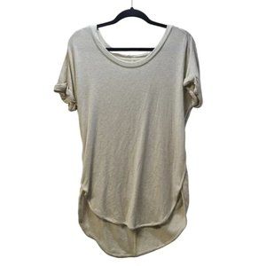 Lou & Grey Super Soft Oversized Short Sleeve Shirt Tee, Medium